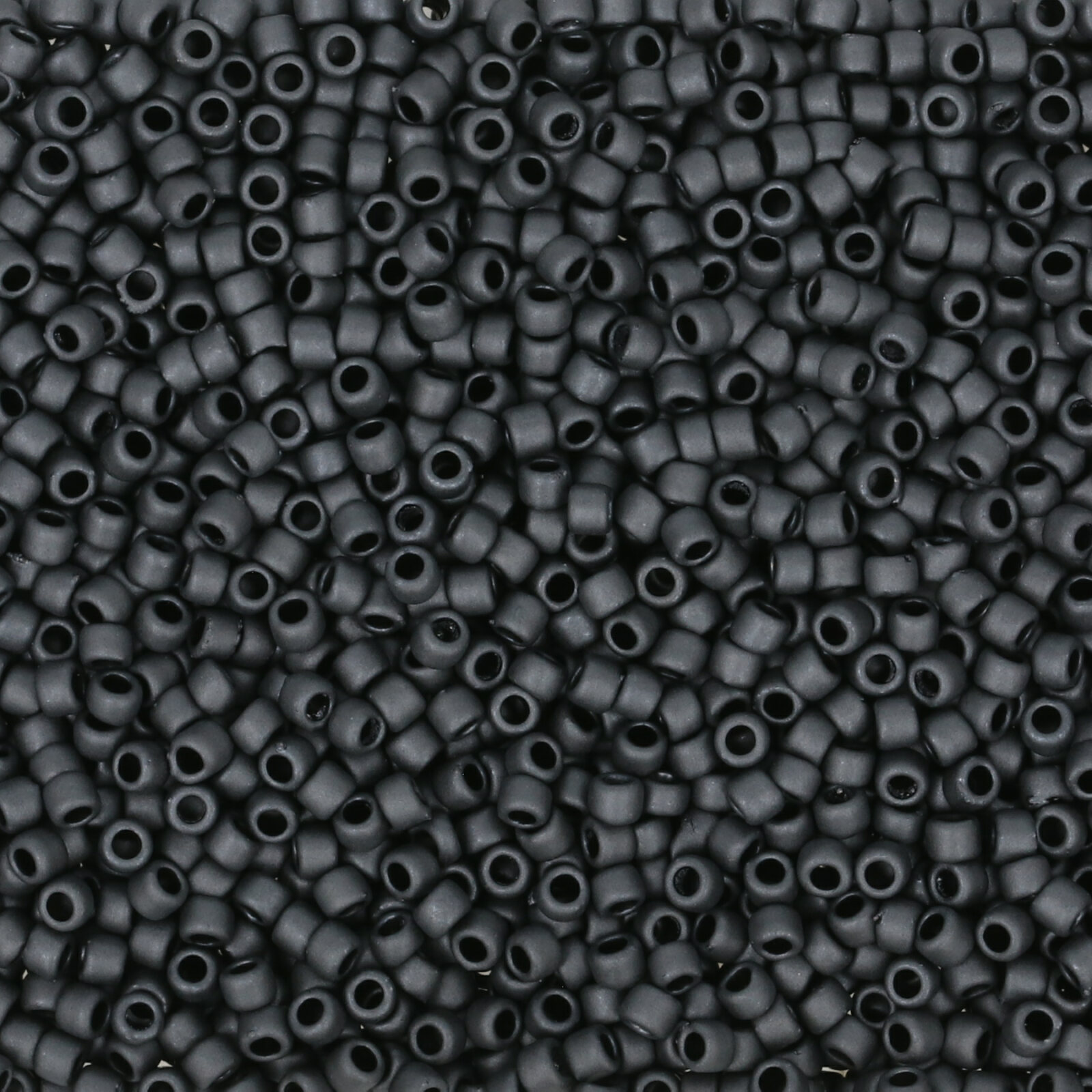 rocaille toho seed beads 15/0 - matte-color opaque gray (611) | 10gr