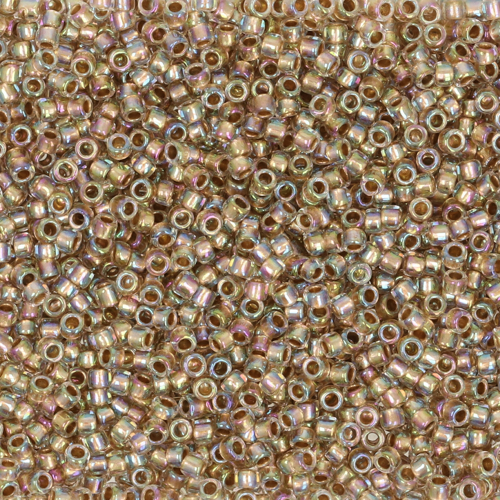 rocaille toho seed beads 15/0 - gold-lined rainbow crystal (994) | 10gr