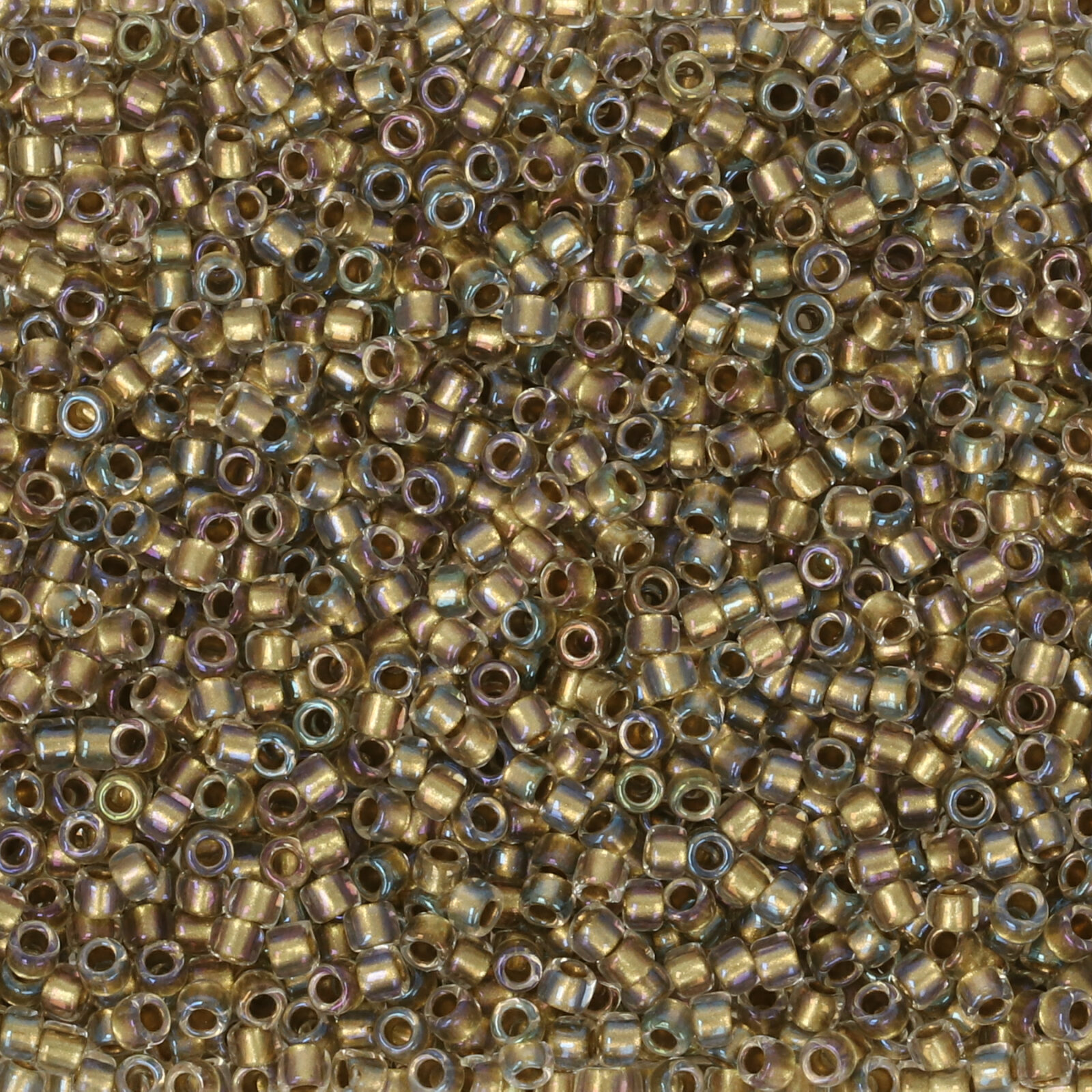 saatperlen toho 15/0 inside color crystal\gold lined (262) | 10gr