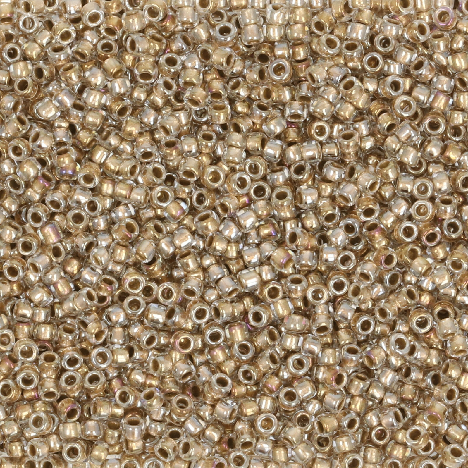 rocaille toho seed beads 15/0 - gold lined crystal (989) | 10gr