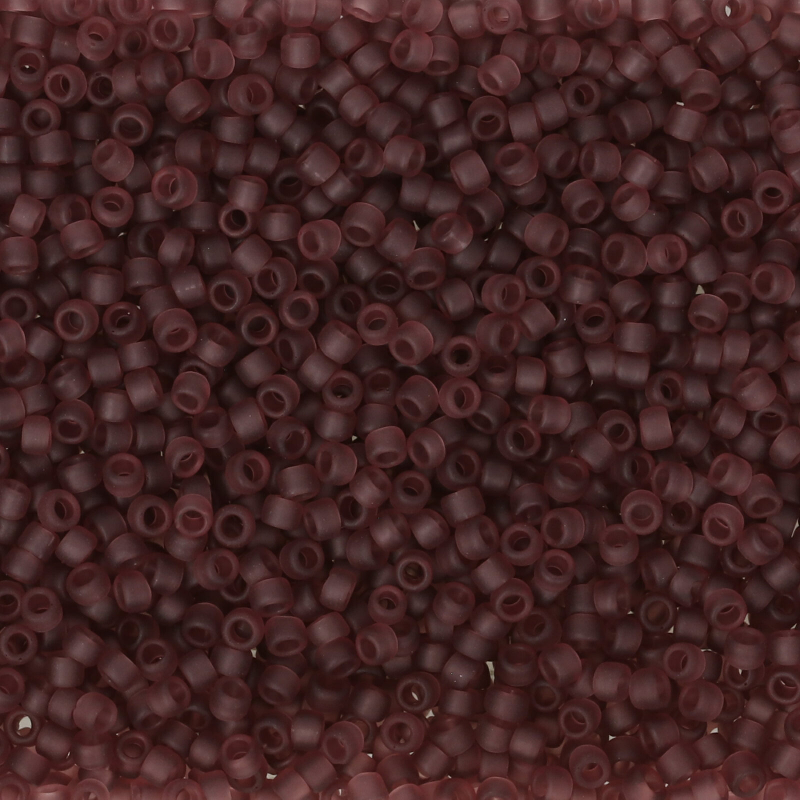 rocaille toho seed beads 15/0 - transparent frosted medium amethyst (6bf) | 10gr