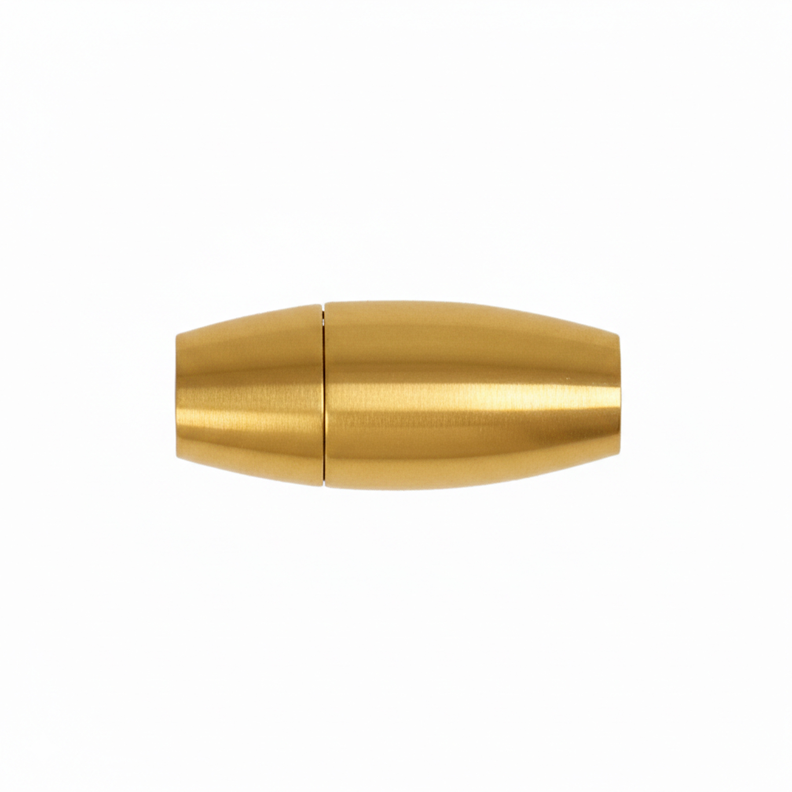 gold plated stainless steel magnetic clasp with ends 17x7mm (width 4mm) | 1pc