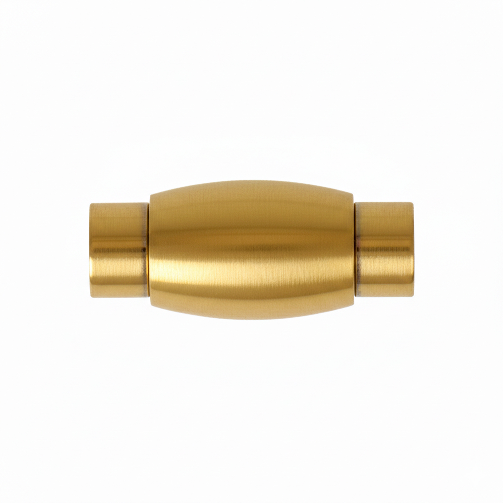 gold plated stainless steel magnetic clasp with ends 20x9mm (width 5mm) | 1pc