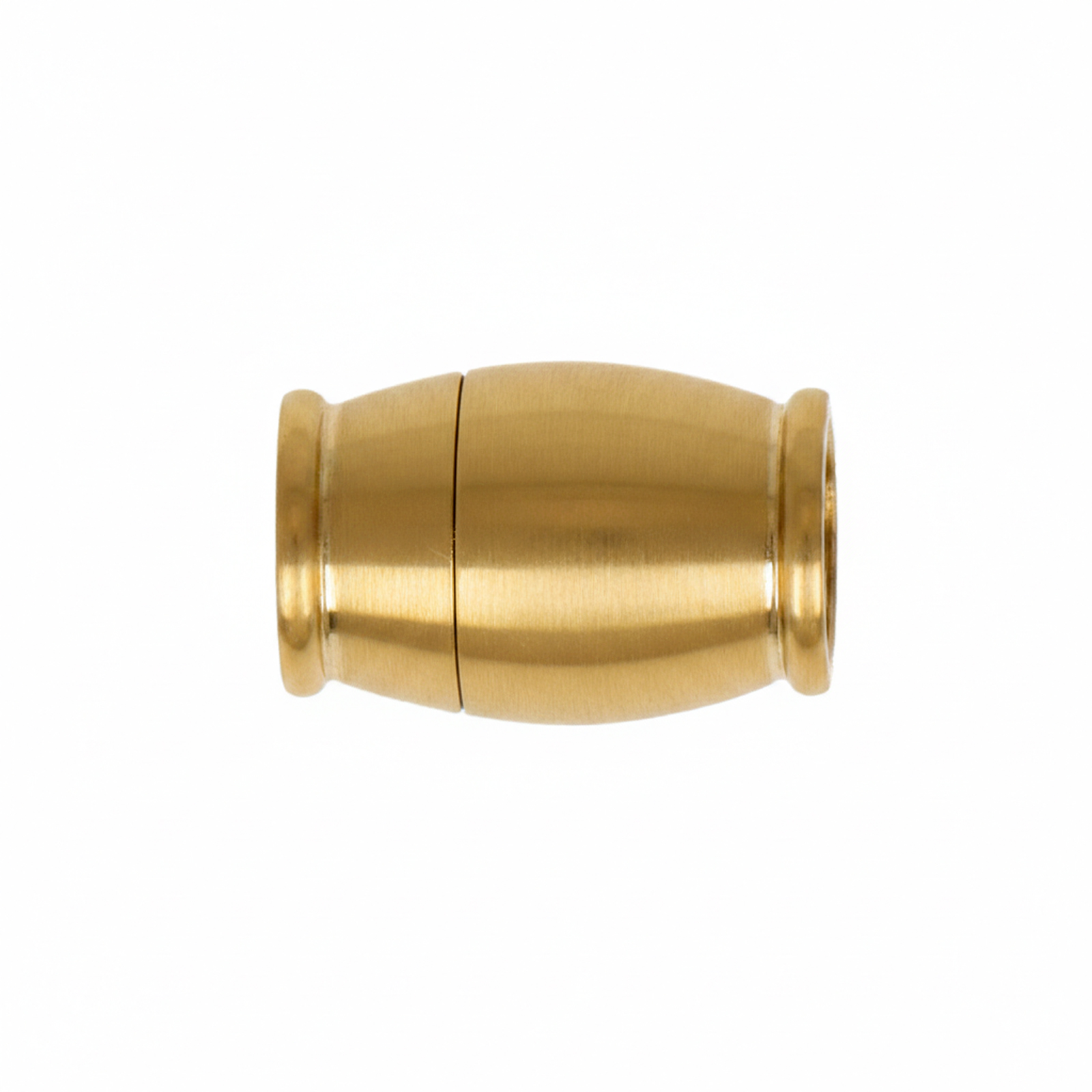 gold plated stainless steel magnetic clasp with ends 14x9mm (width 6mm) | 1pc