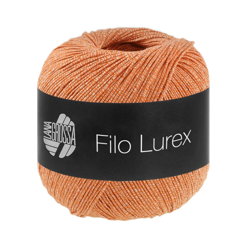 filo lurex lana grossa - orange (5) - 50gr (145mt) | 1pc