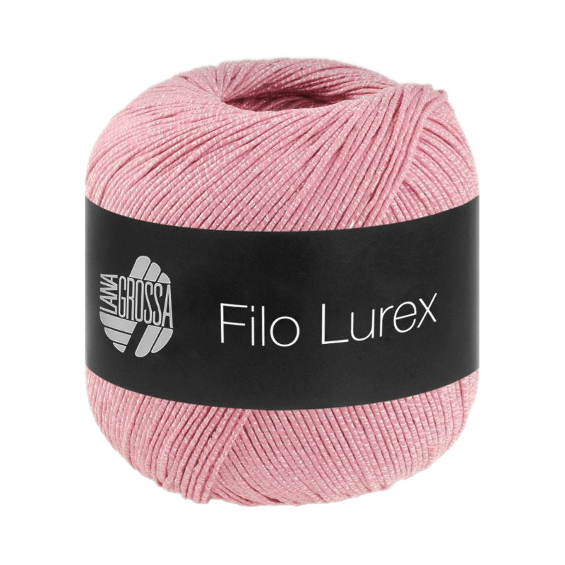 filo lurex lana grossa - pink (7) - 50gr (145mt) | 1pc
