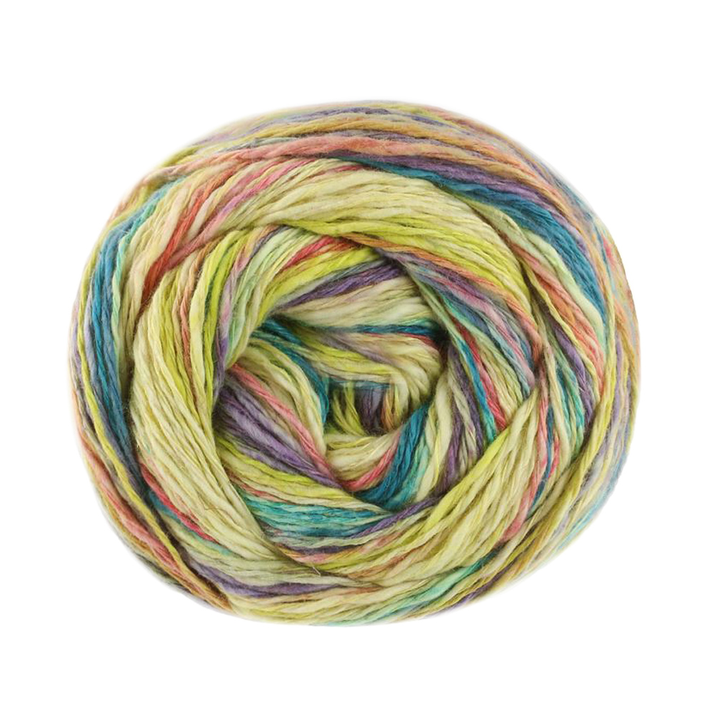 lana grossa gomitolo california - vanilla/fuchsia/pistachio/blue (043) - 100gr (300mt) | 1pc