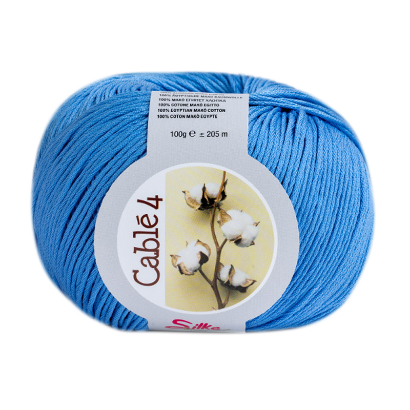 silke cablé 4 - sky blue (0035) -100gr (205mt) | 1pc