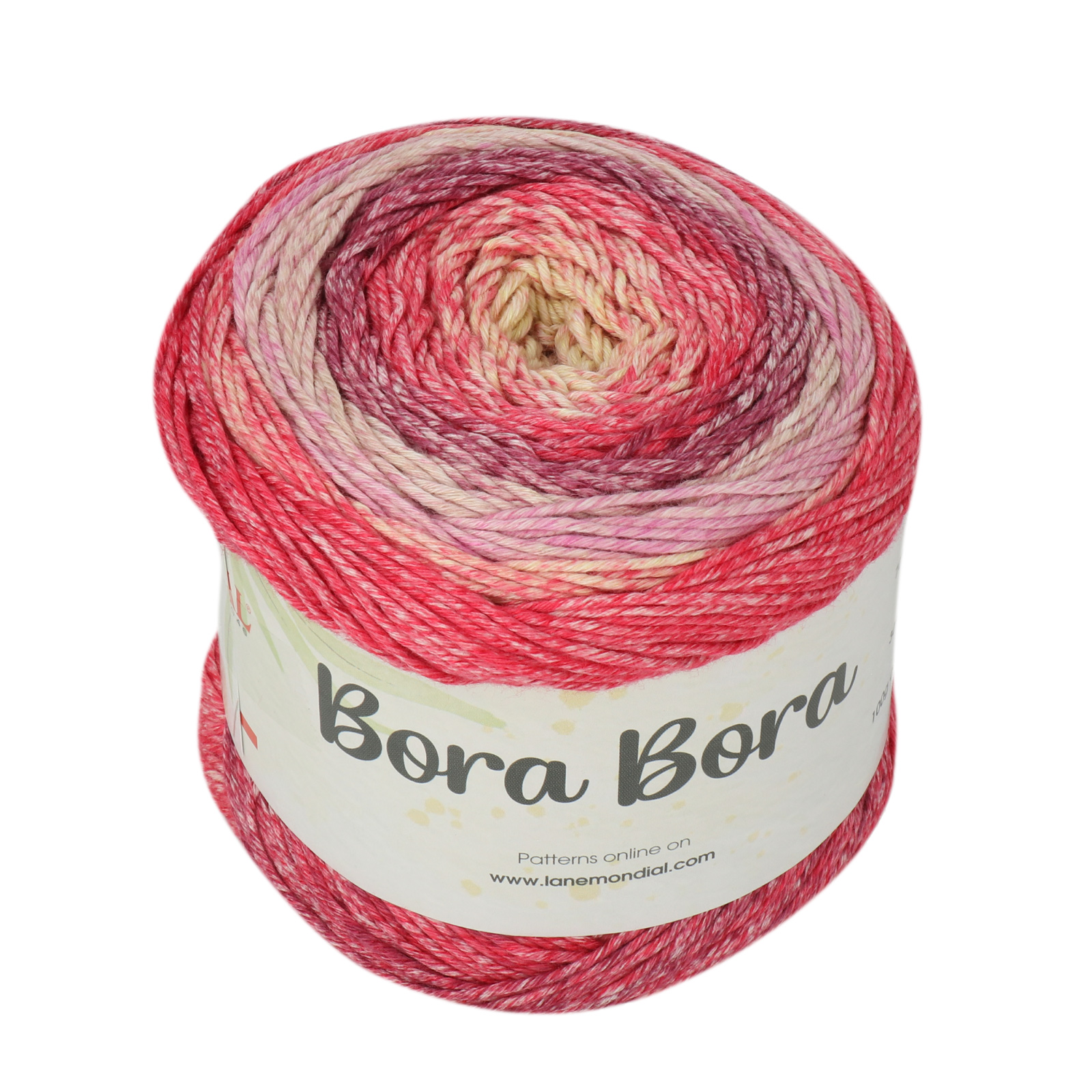 bora bora mondial - gelb/fuchsia/rot/bordeaux (952) - 100gr (280mt) | 1st