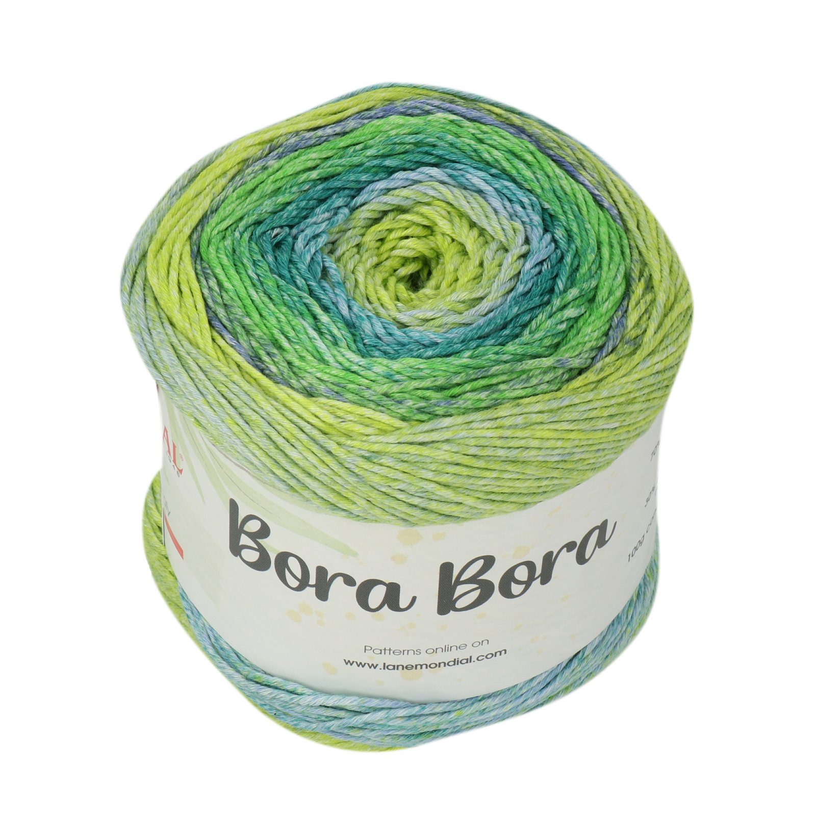 bora bora mondial - säuregrün/türkis/blau(955) - 100gr (280mt) | 1st