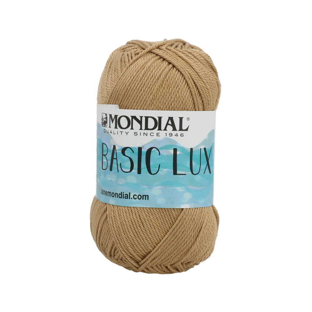 basic lux mondial 100% cotton - liquorice (180) - 50gr (120mt) | 1pc