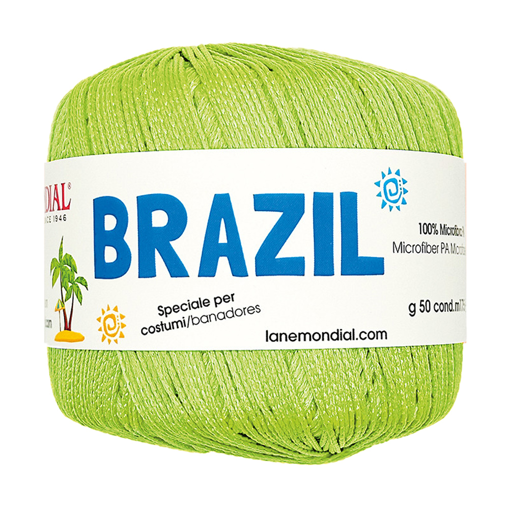 brazil mondial - lime grün (614) - 50gr (175mt) | 1st