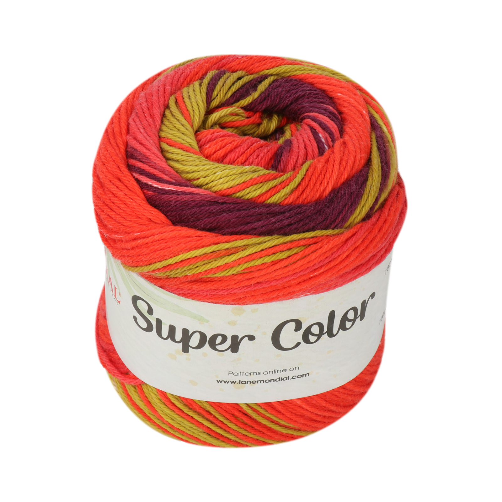 super color mondial - brick/cherry/olive (453) - 100gr (220mt) | 1pc