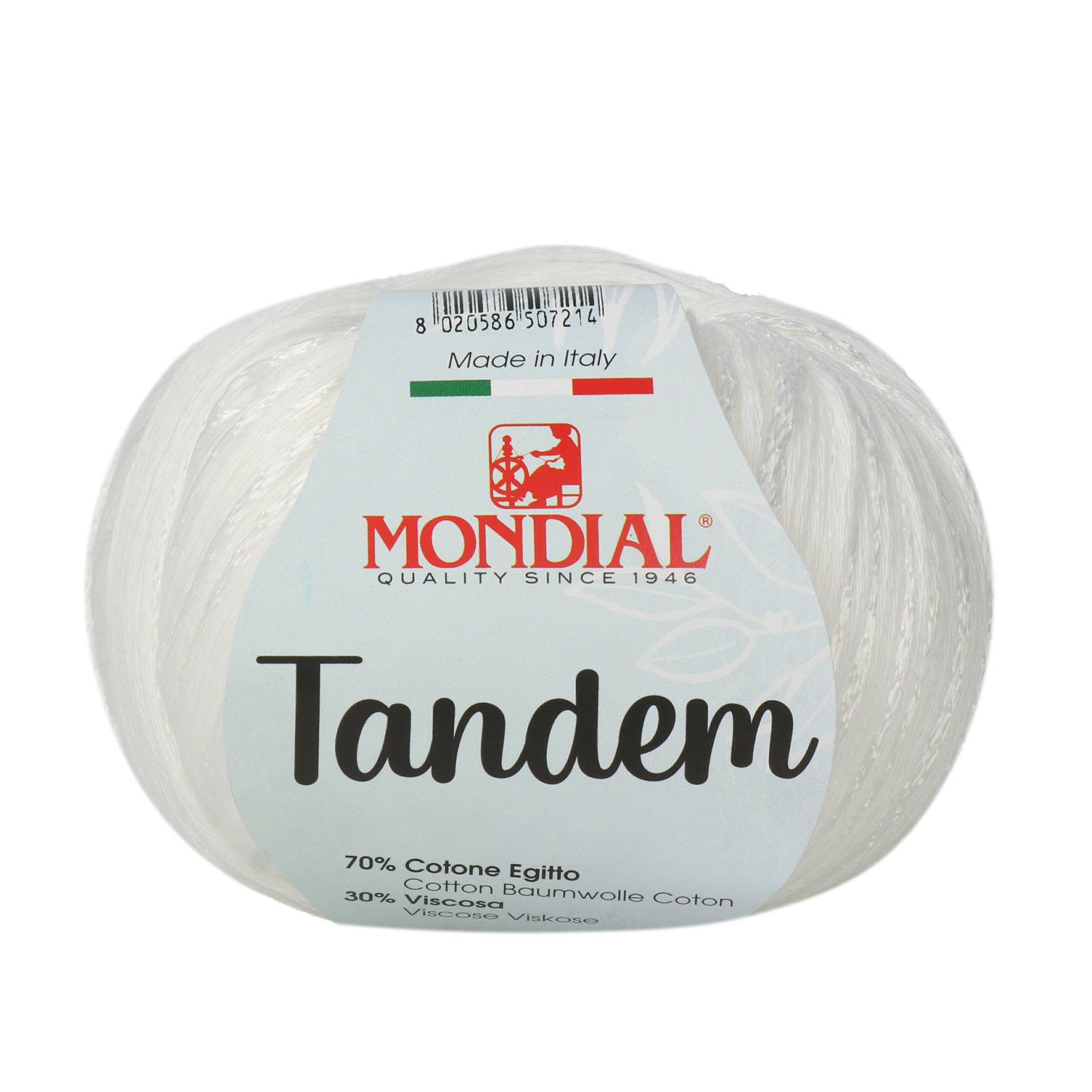 tandem mondial - white (355) - 50gr (160mt) | 1pc
