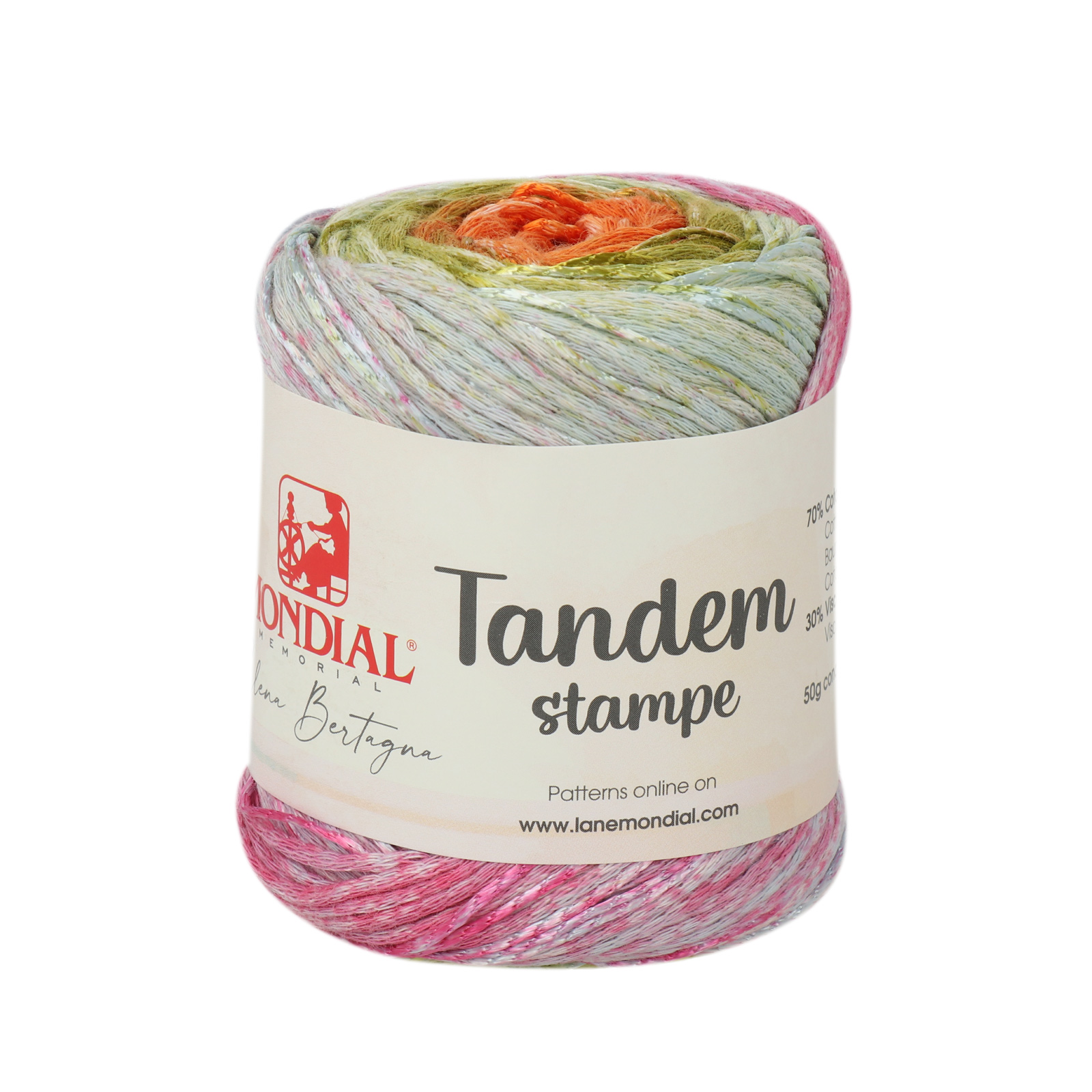tandem stampe mondial - pfau/himmel/koralle/grün (333) - 50gr (160mt) | 1st