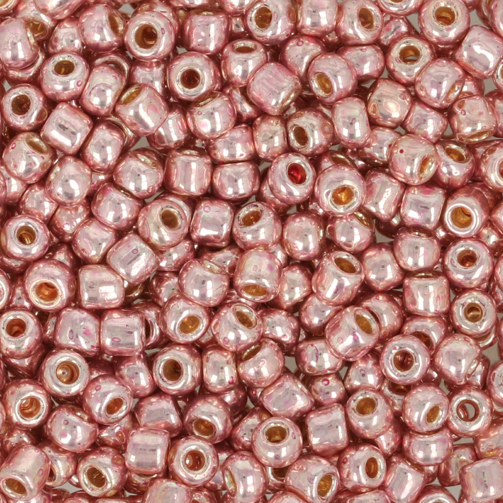 saatperlen toho 8/0 permanent finish galvanized sweet blush (pf552) | 10gr