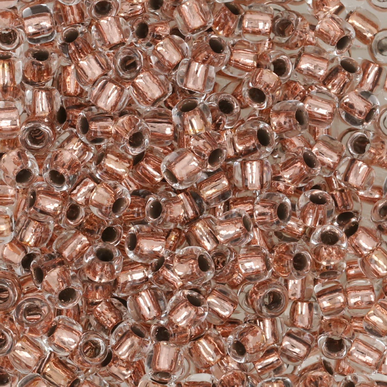 saatperlen toho 8/0 copper lined crystal (740) | 10gr