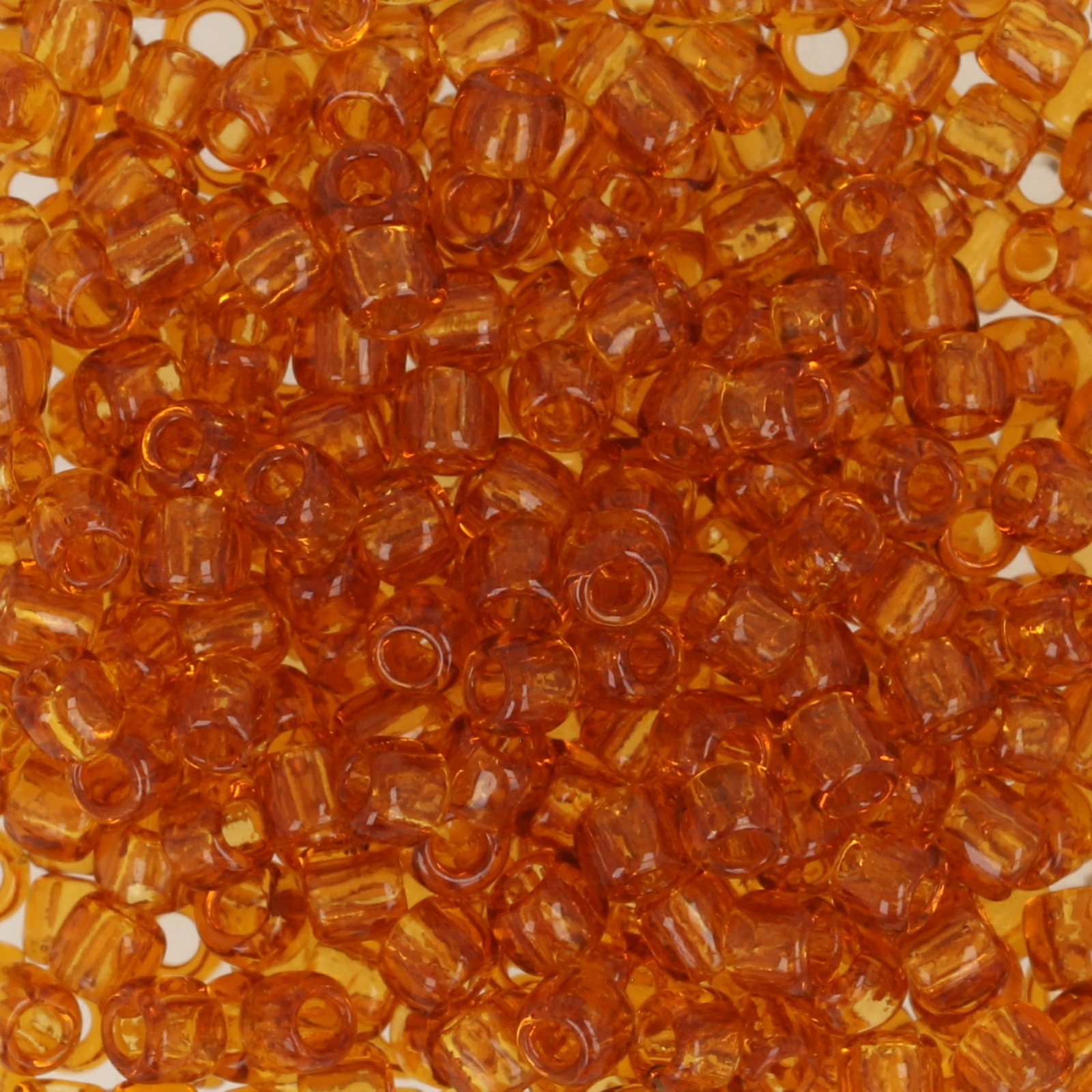 rocaille toho seed beads 8/0 - transparent topaz (2c) | 10gr