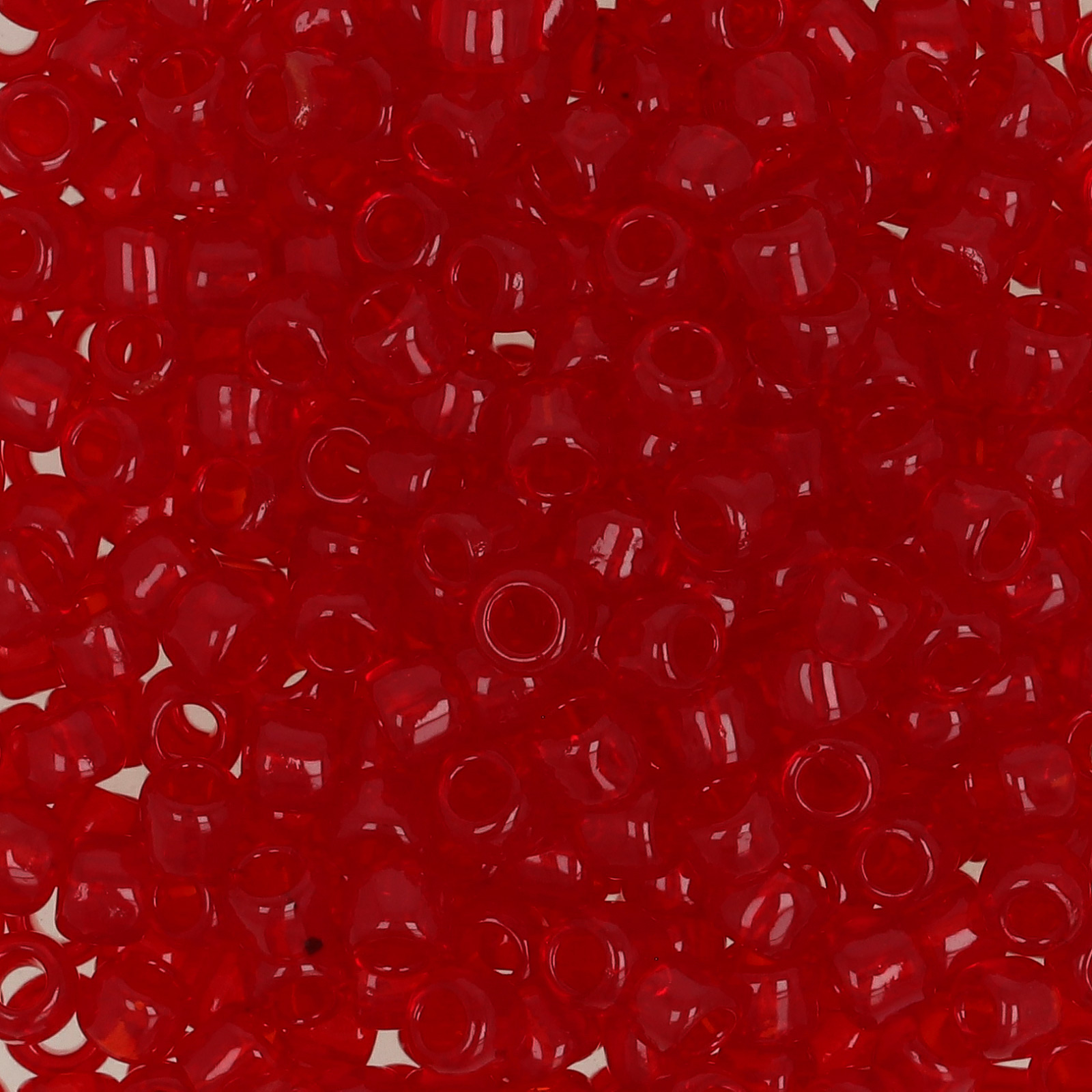 rocaille toho seed beads 8/0 - transparent ruby (5c) | 10gr
