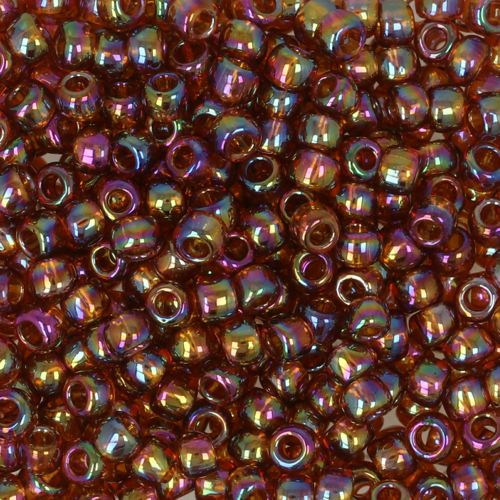 saatperlen toho 8/0 transparent rainbow smoky topaz (177) | 10gr