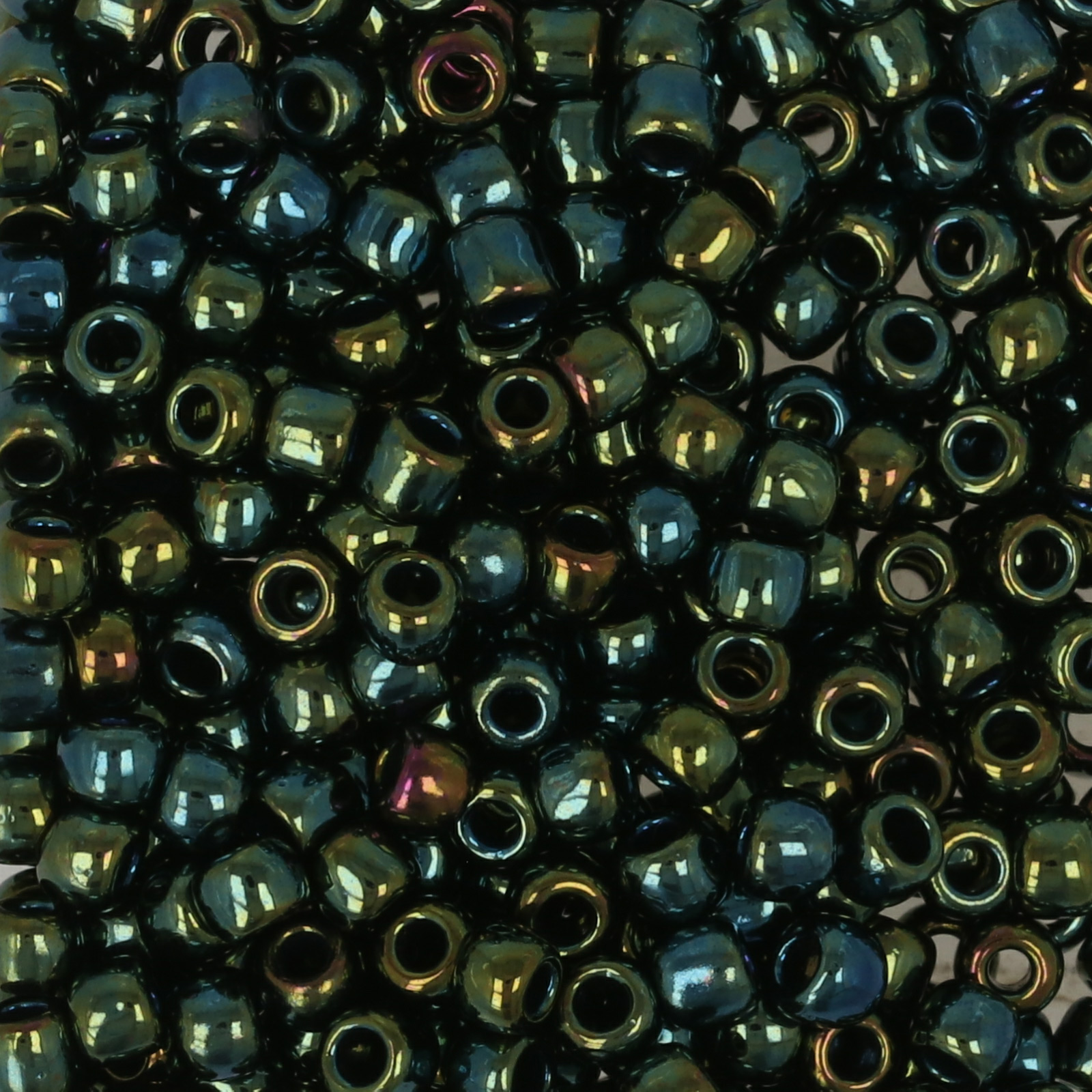 saatperlen toho 8/0 metallic iris green/brown (84) | 10gr