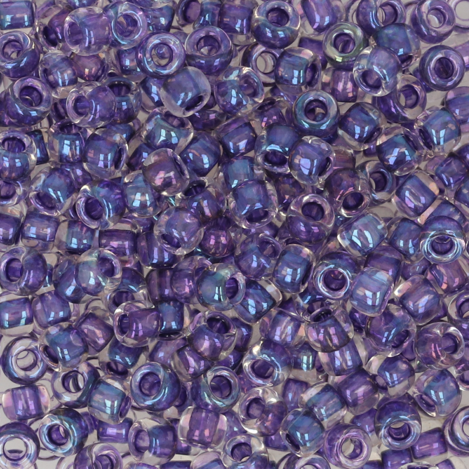 saatperlen toho 8/0 inside color rainbow crystal/tanzanite lined (181) | 10gr