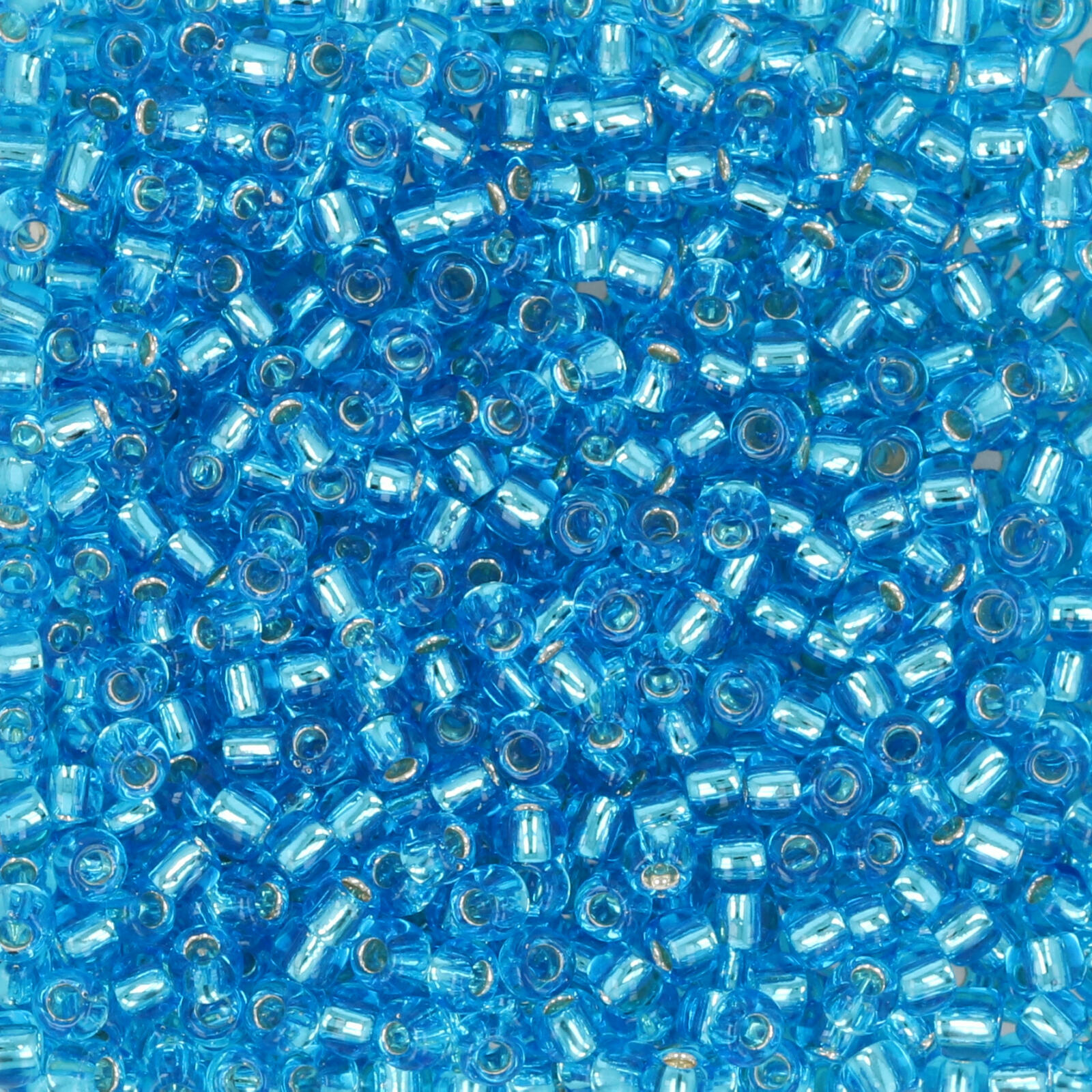 rocaille toho seed beads 11/0 - silver lined dark aqua (23b) | 10gr