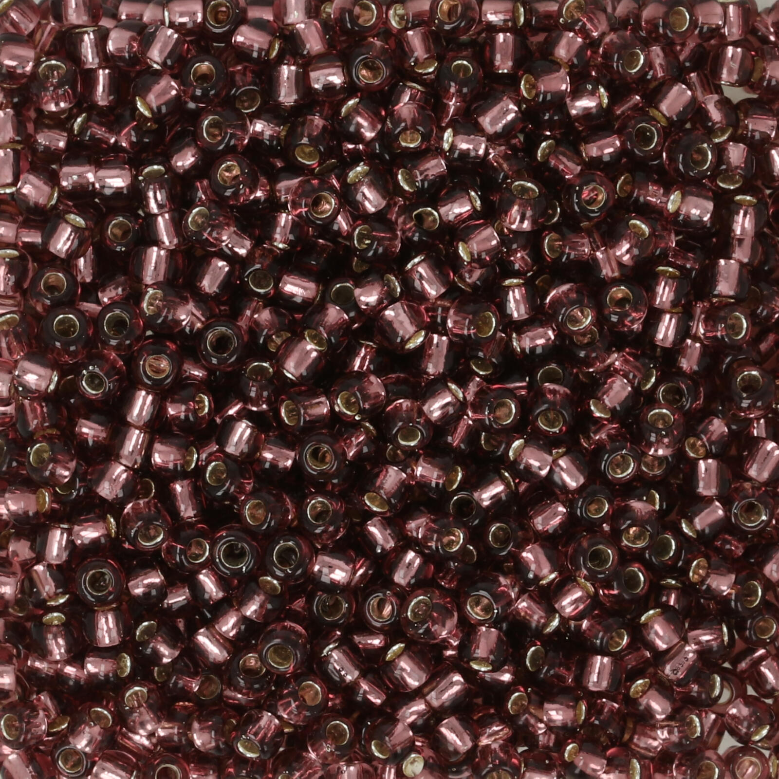 rocaille toho seed beads 11/0 - silver lined medium amethyst (26b) | 10gr