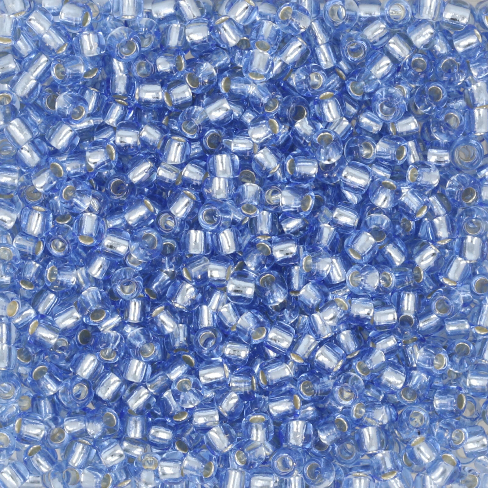 rocaille toho seed beads 11/0 - silver lined light sapphire (33) | 10gr