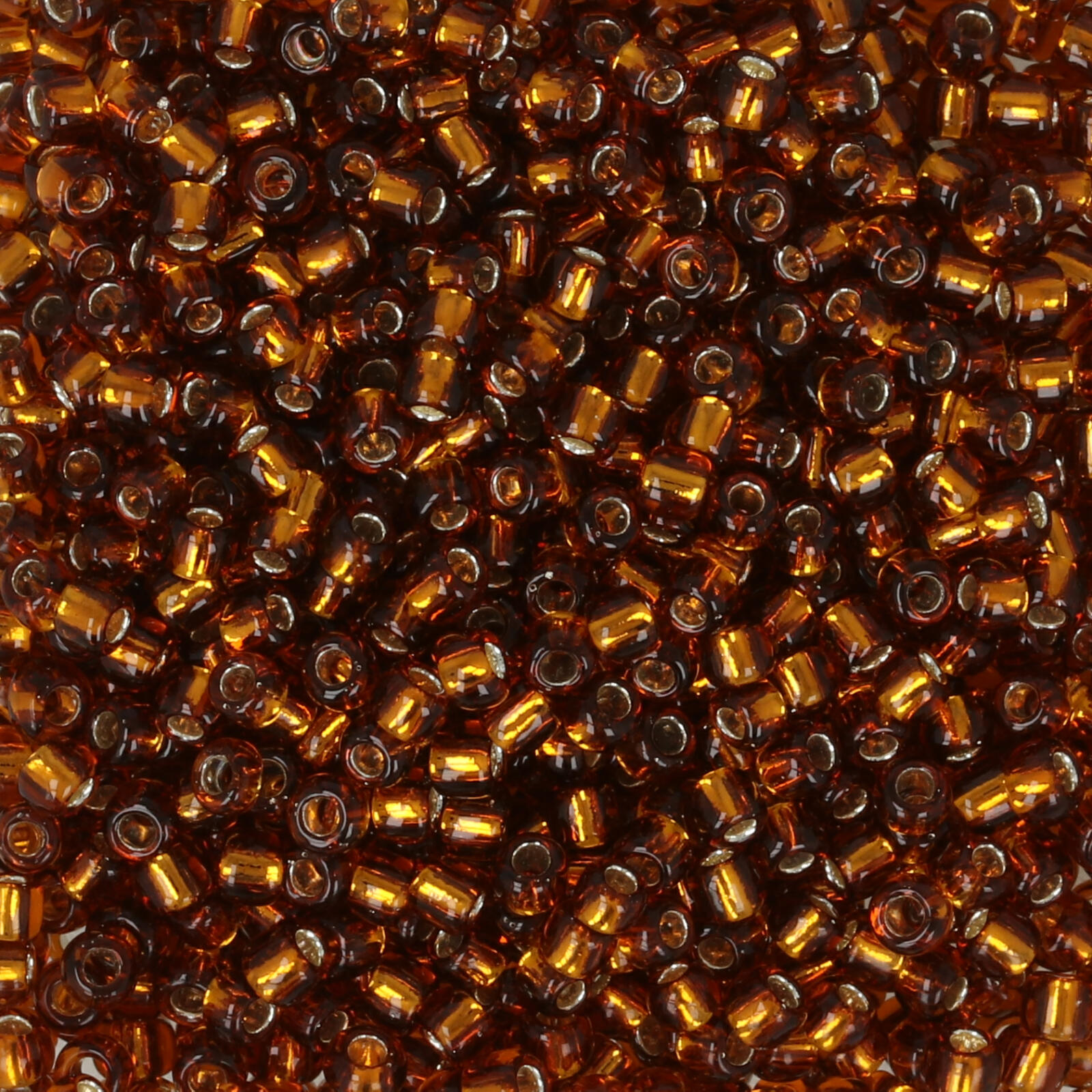saatperlen toho 11/0 silver lined smoky topaz (34) | 10gr