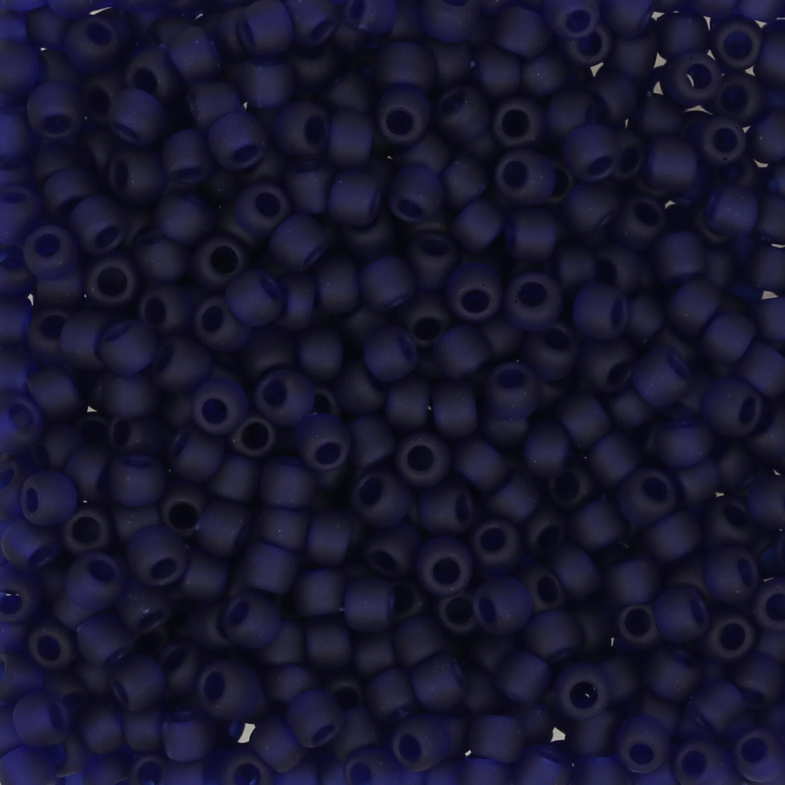 saatperlen toho 11/0 transparent frosted cobalt blue (8df) | 10gr
