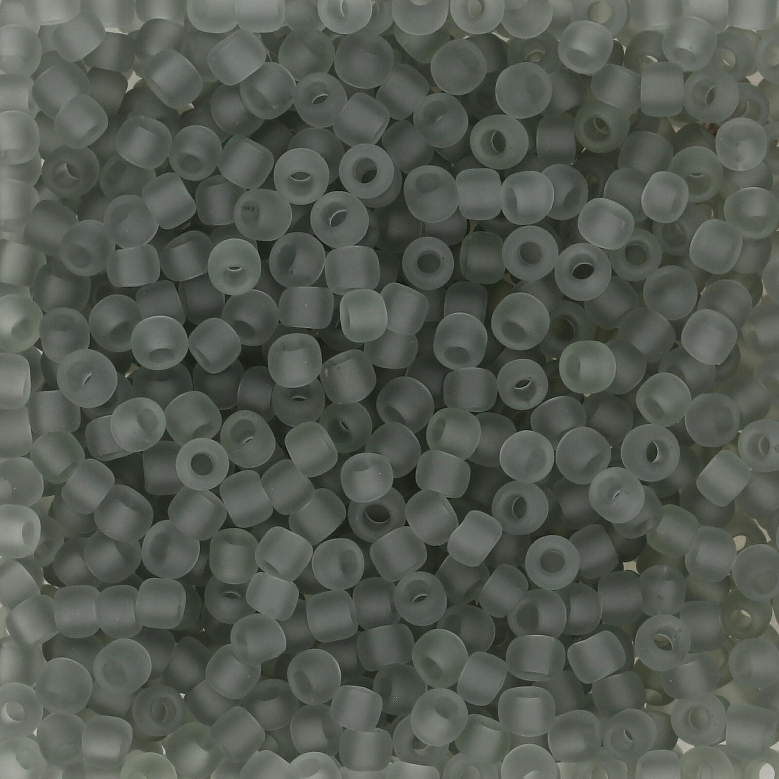 rocaille toho seed beads 11/0 - transaprent frosted light gray (9f) | 10gr