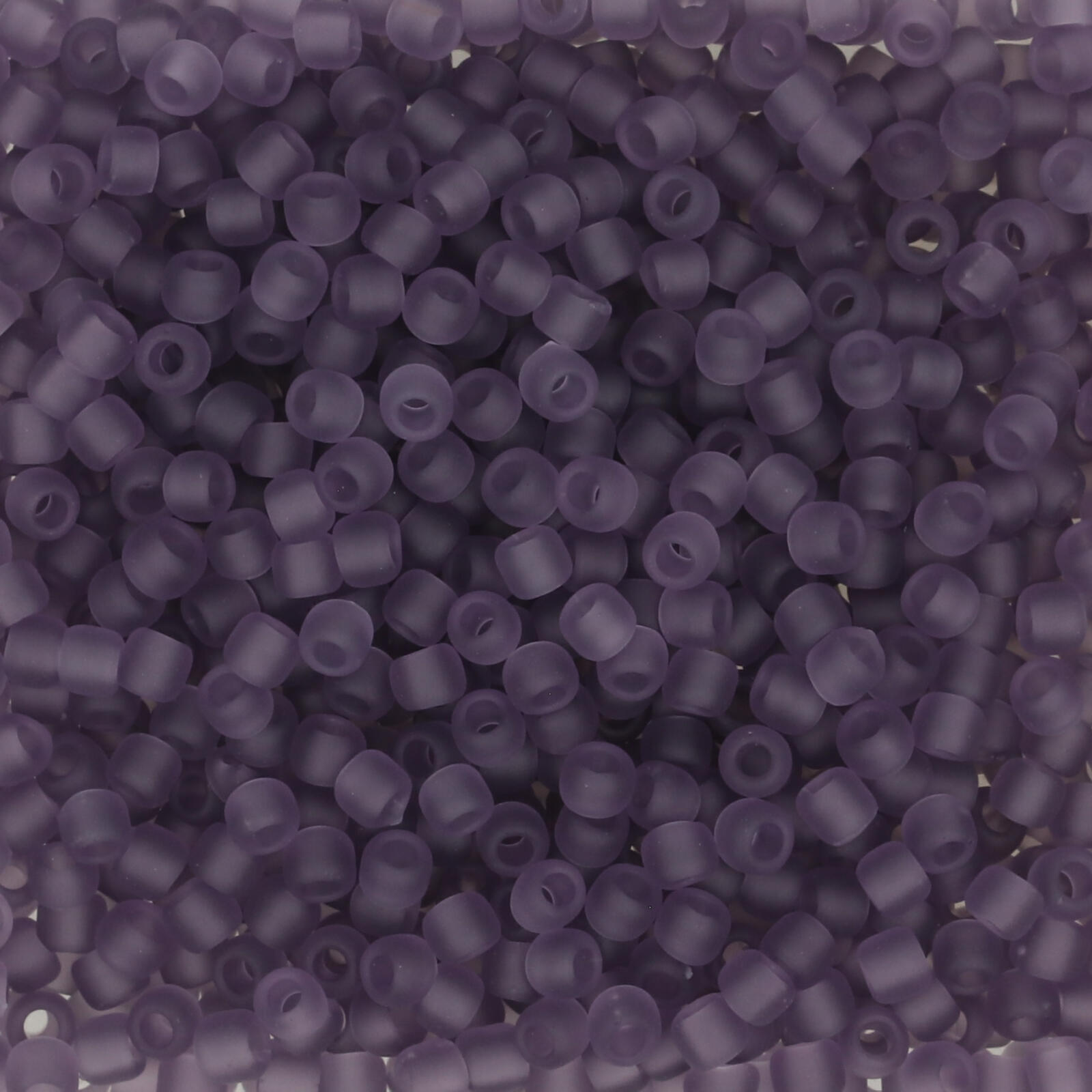 rocaille toho seed beads 11/0 - trasperent frosted sugar plum (19f) | 10gr