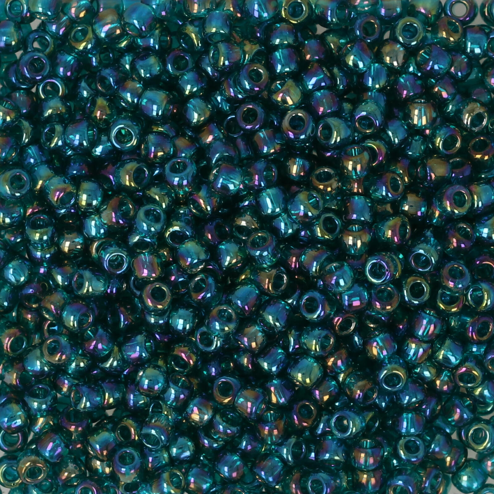 rocaille toho seed beads 11/0 - trasperent rainbow teal (167bd) | 10gr