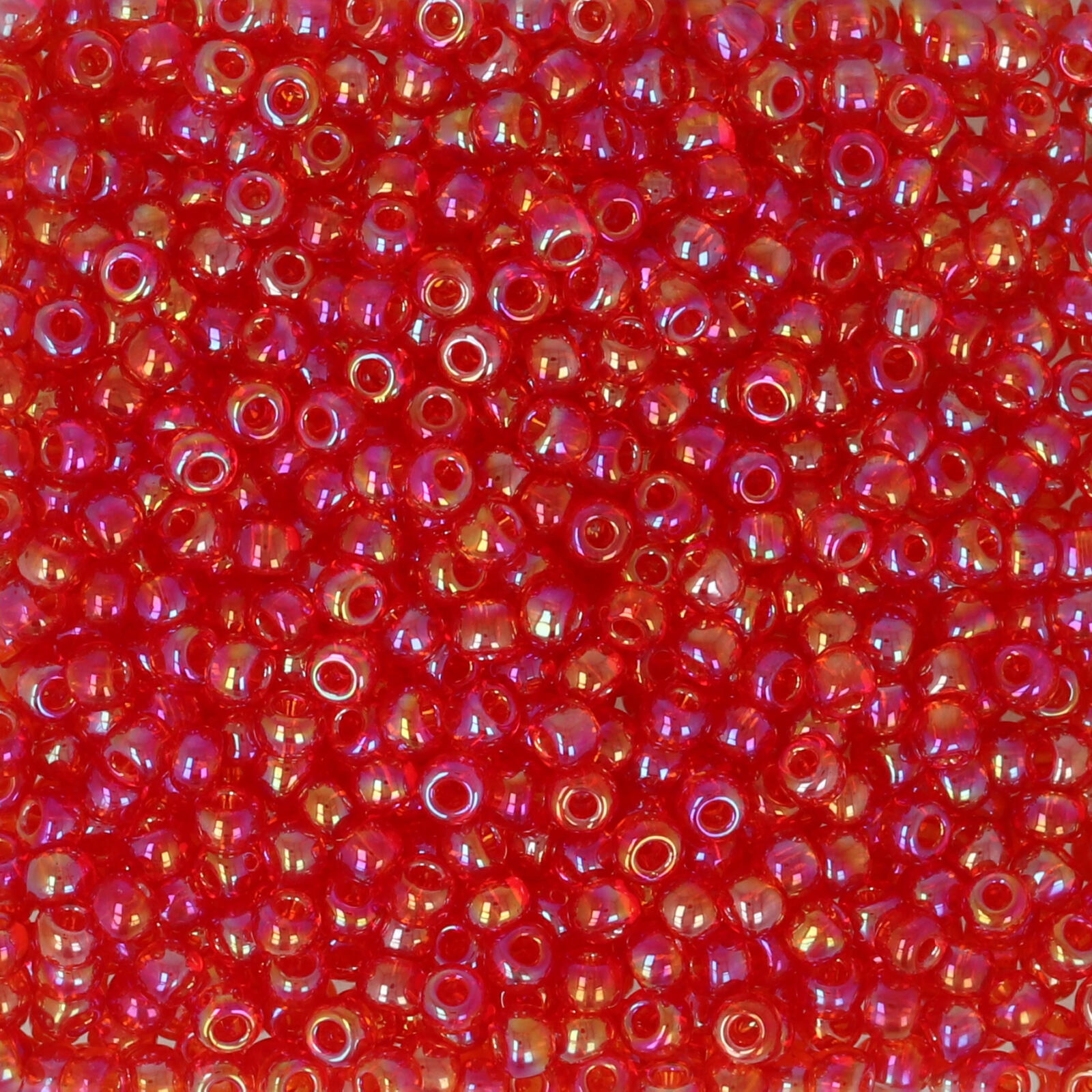 rocaille toho seed beads 11/0 - trasperent rainbow light siam ruby (165b) | 10gr