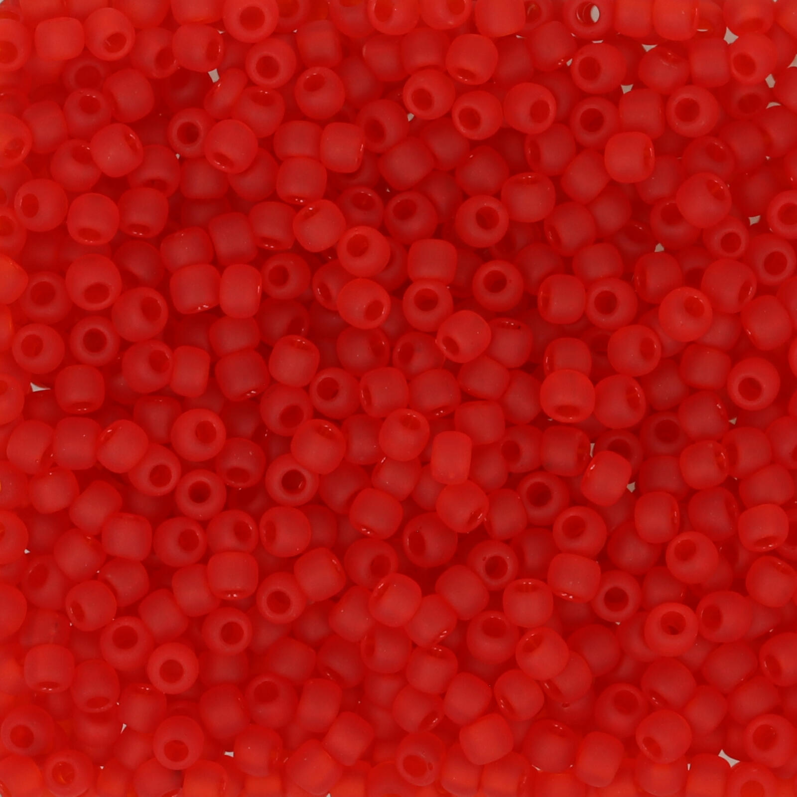 rocaille toho seed beads 11/0 - trasperent frosted siam ruby (5bf) | 10gr