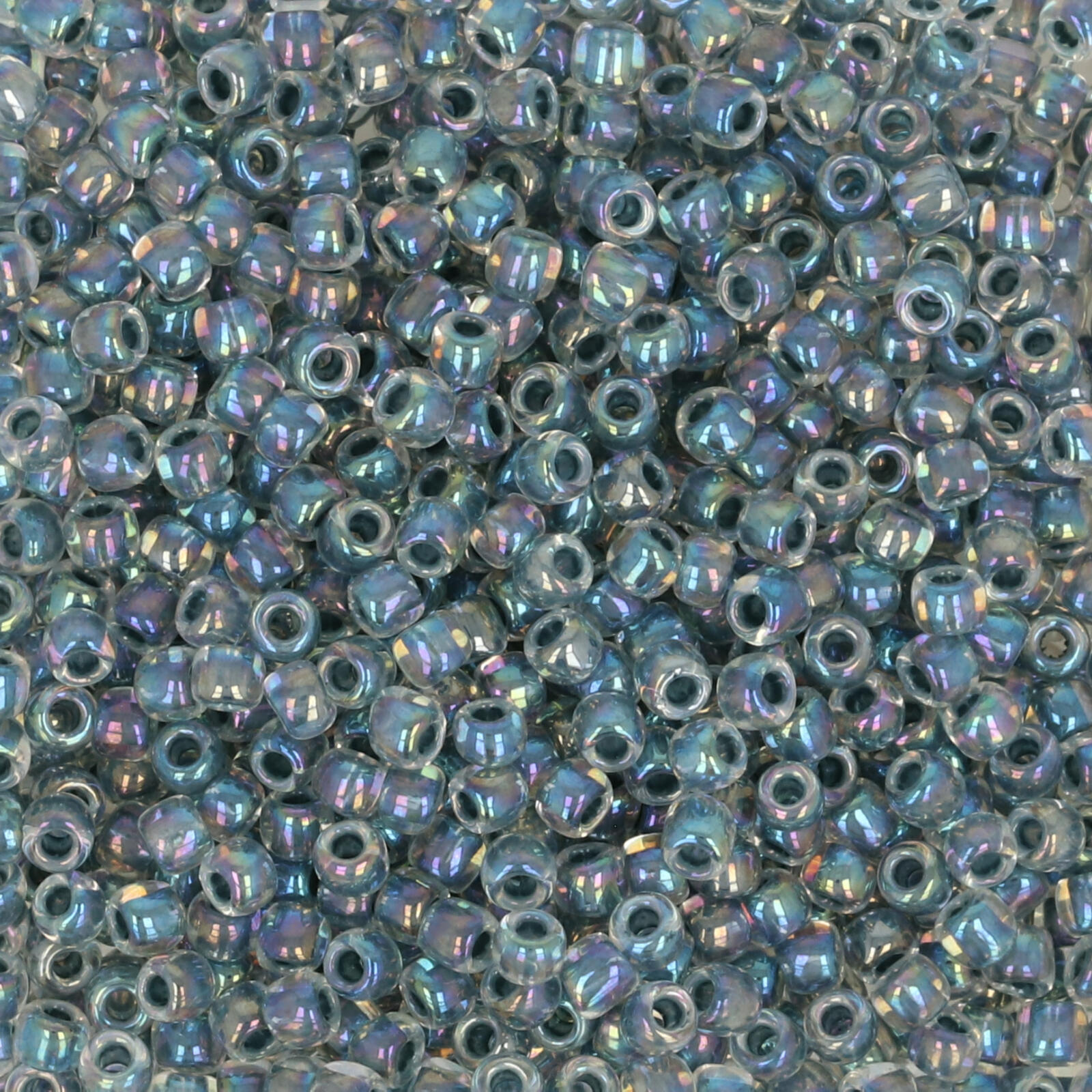 saatperlen toho 11/0 inside color rainbow crystal/montana blue lined (773) | 10gr