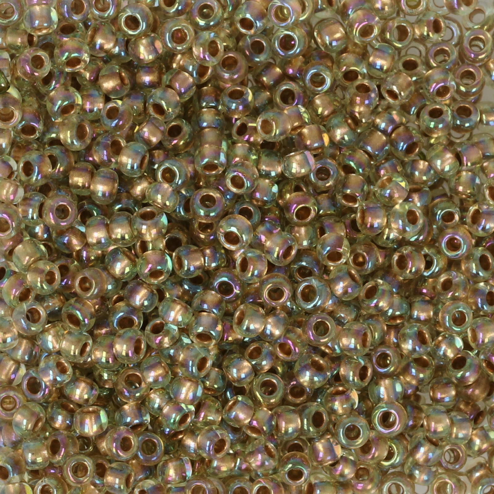 saatperlen toho 11/0 gold lined rainbow light jonquil (998) | 10gr