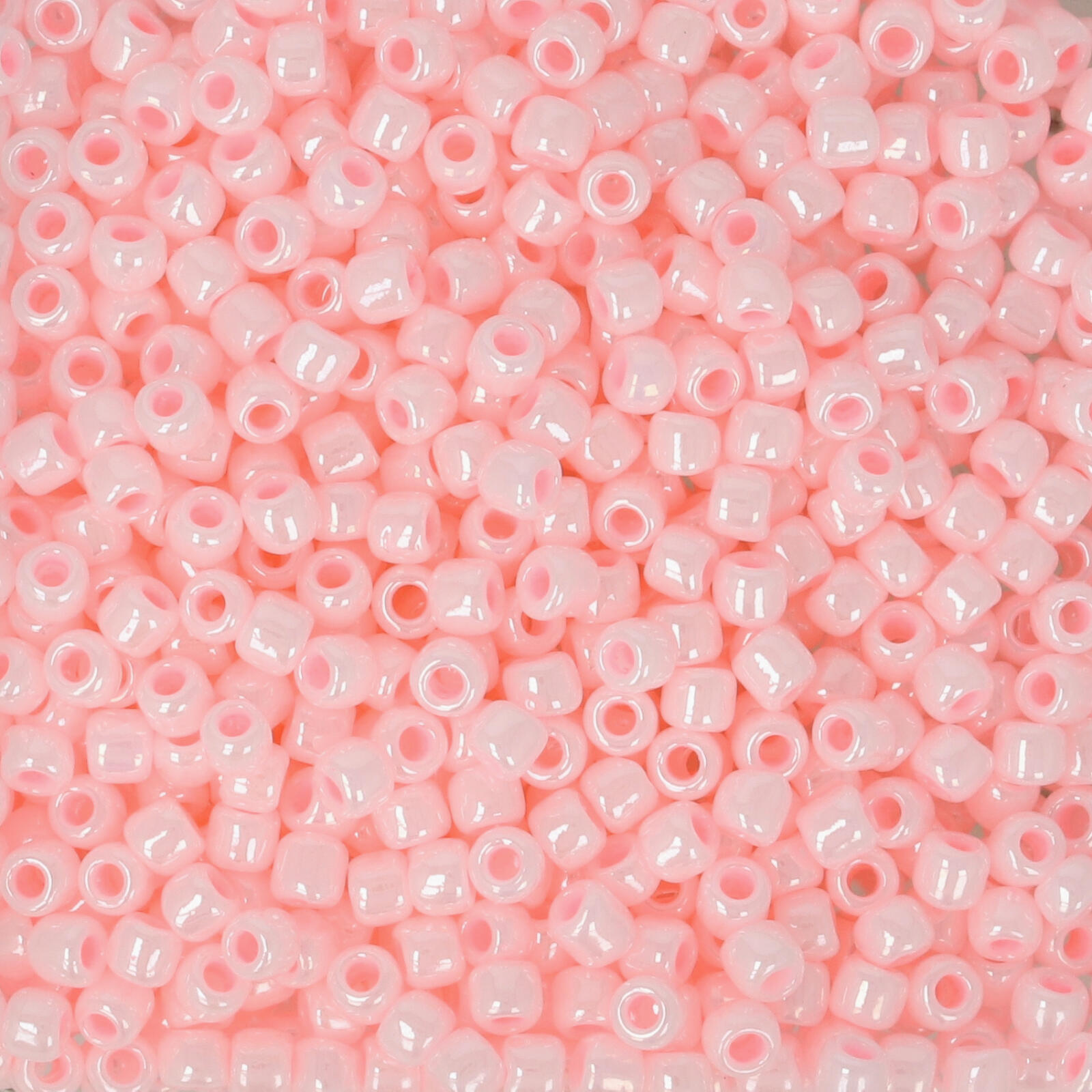 rocaille toho seed beads 11/0 - opaque lustered baby pink (126) | 10gr