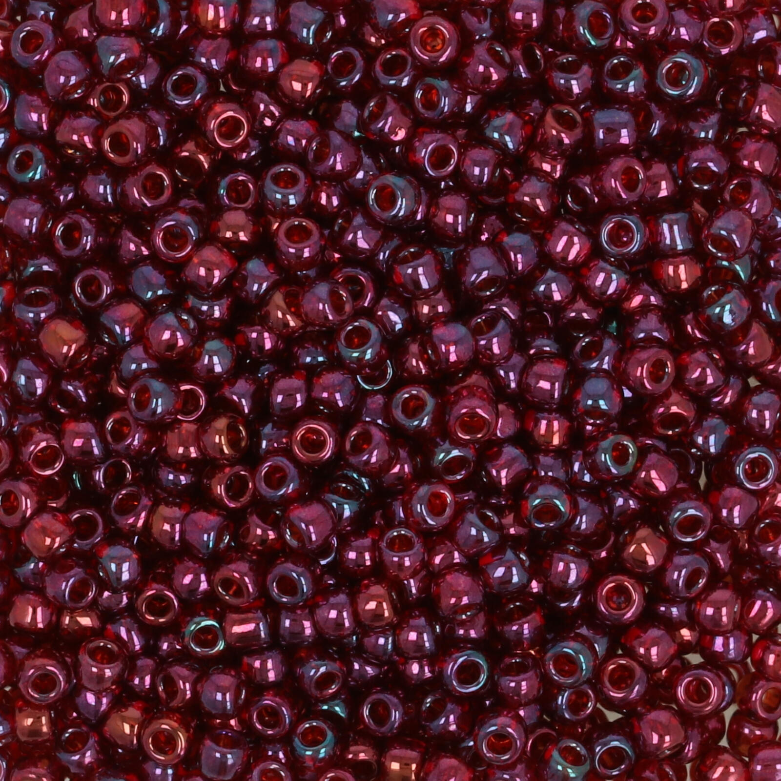 saatperlen toho 11/0 gold lustered raspberry (332) | 10gr