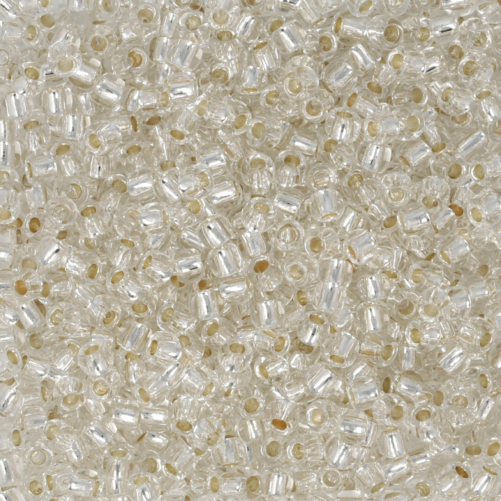 saatperlen toho 11/0 permanent finish silver-lined crystal (pf21) | 10gr