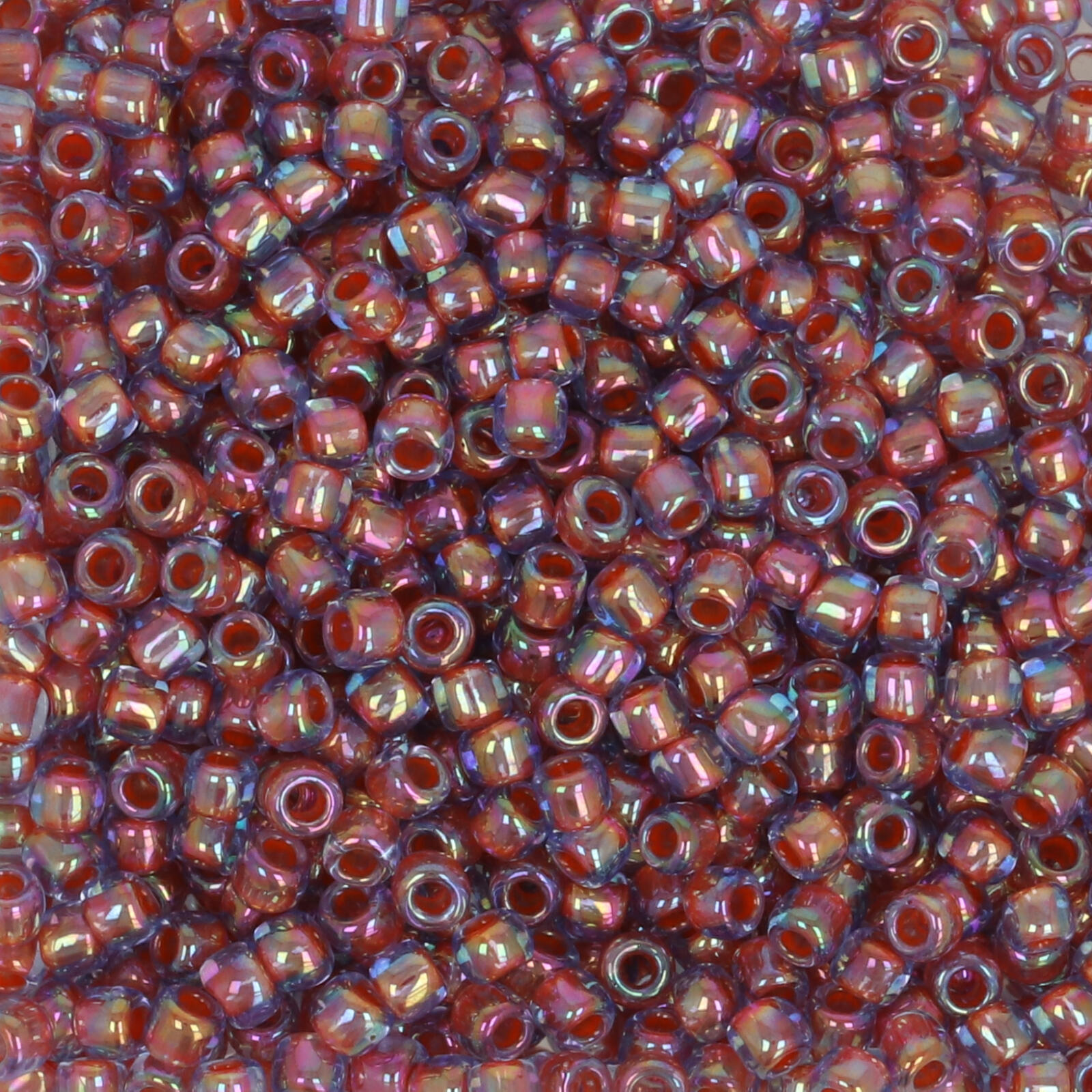 saatperlen toho 11/0 inside color rainbow alexandrite/orange lined (1824) | 10gr