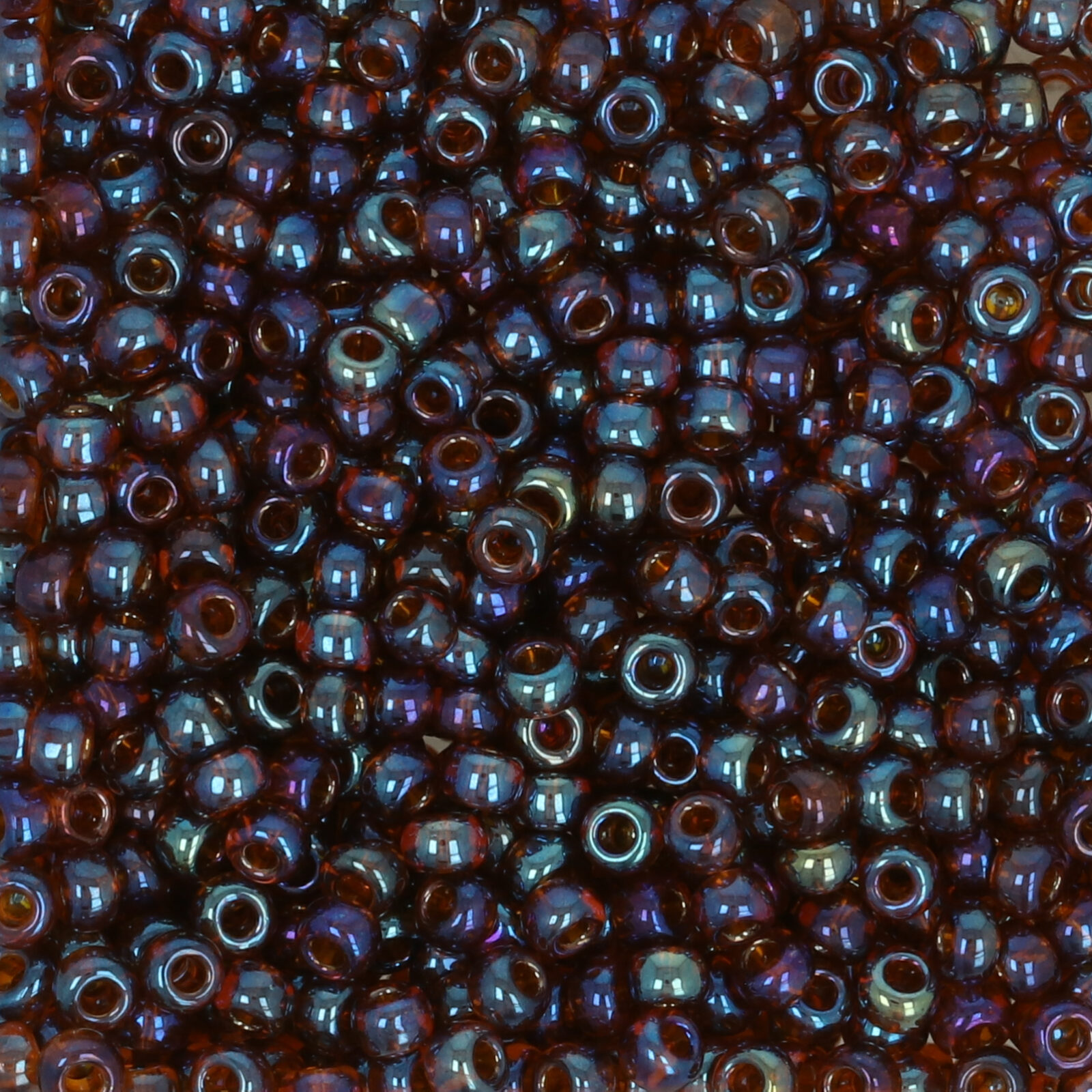 rocaille toho seed beads 11/0 - gold lustered root beer (454) | 10gr