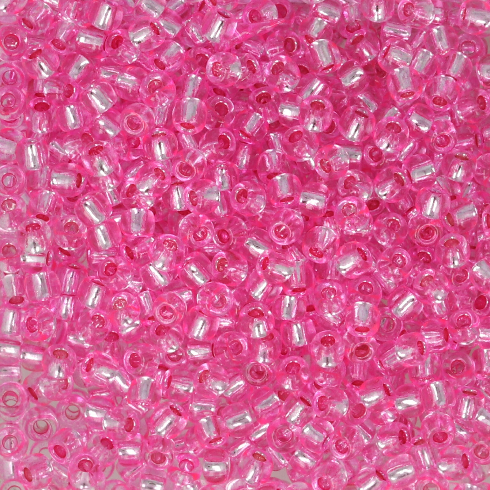 saatperlen toho 11/0 silver-lined pink (38) | 10gr