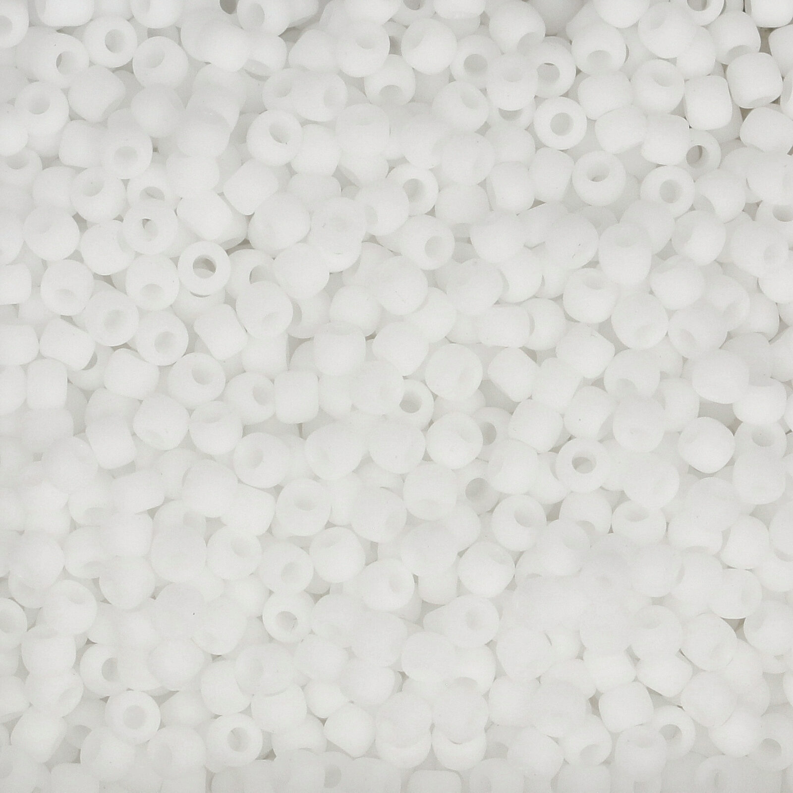 saatperlen toho 11/0 opaque frosted white (41f) | 10gr