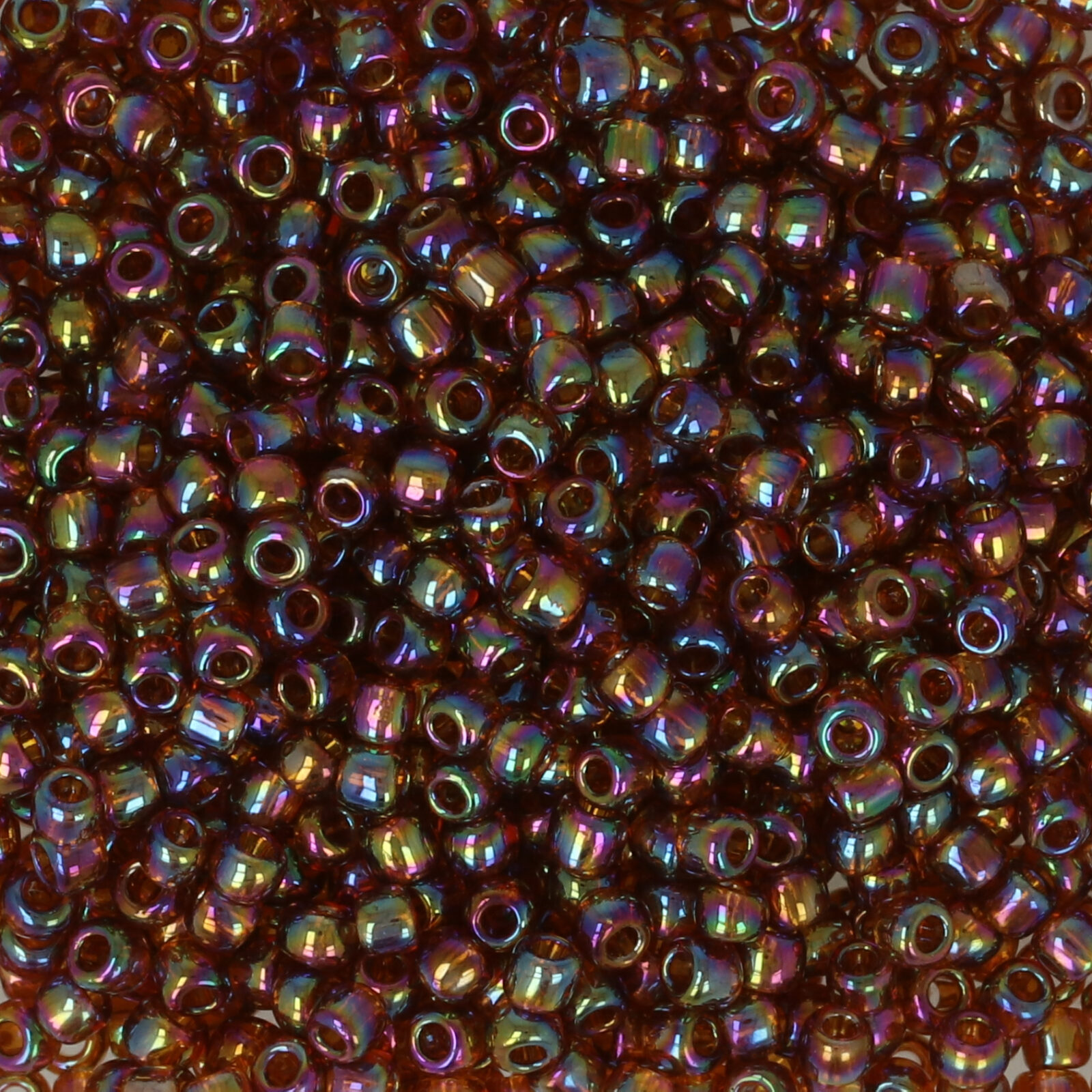 rocaille toho seed beads 11/0 transparent frosted teal (7bdf) | 10gr