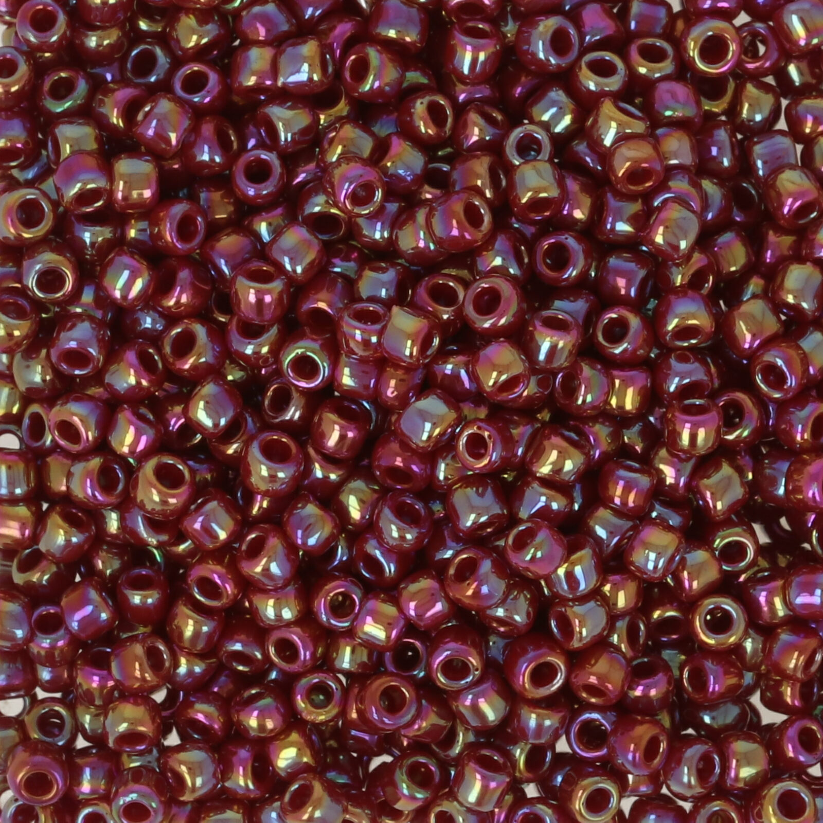 saatperlen toho 11/0 opaque rainbow oxblood (406) | 10gr