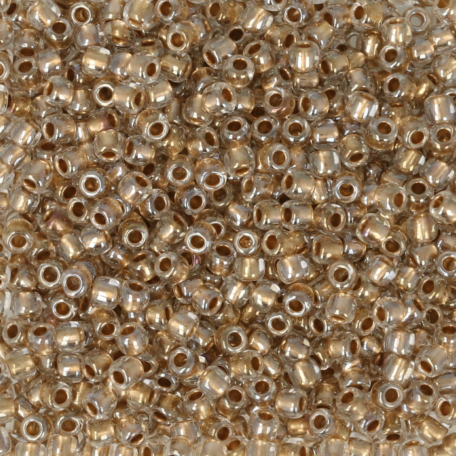 saatperlen toho 11/0 gold lined crystal (989) | 10gr