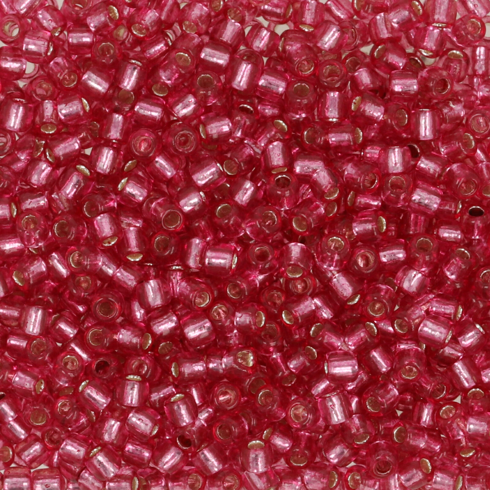 rocaille toho seed beads 11/0 silver-lined mauve (2218) | 10gr