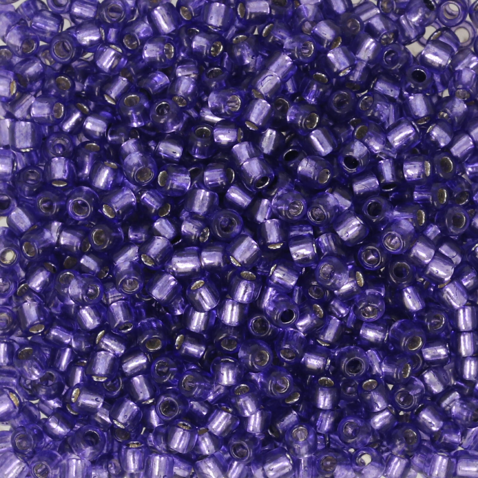 saatperlen toho 11/0 silver-lined purple (2224) | 10gr